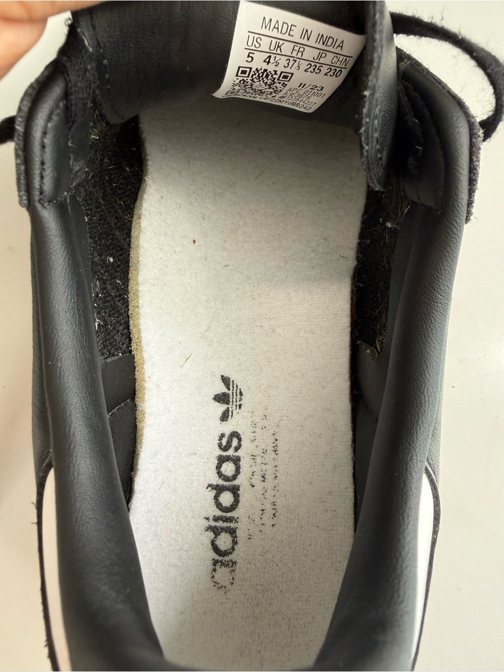 adidas Samba OG women size 5 Black White Gum Women's Sneakers - Picture 8 of 8